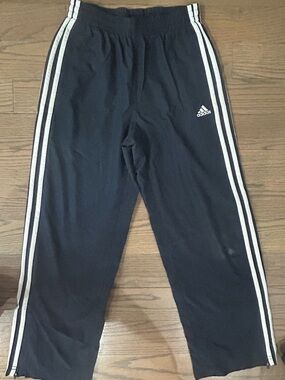Adidas Boys Navy Blue Athletic Pants Size 11-12Y Good Condition